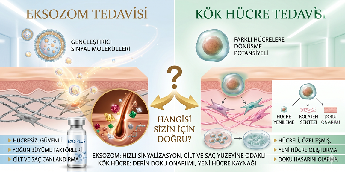 Eksozom mu? Kök Hücre mi? Yeni Nesil Gençleşme Rehberi | Celyxmed